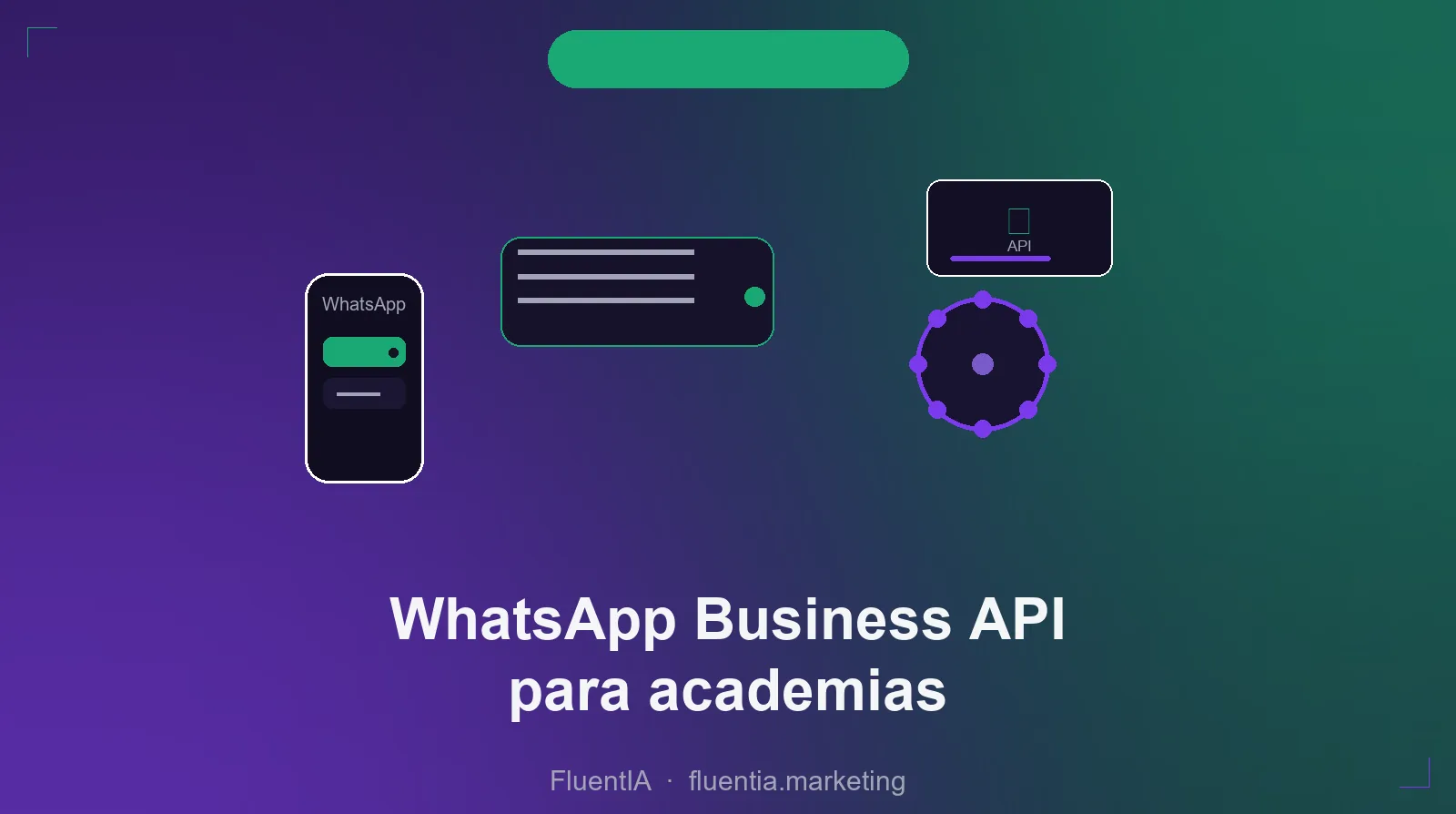 Ilustración de WhatsApp Business API