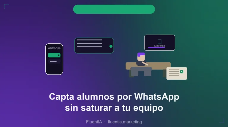 Ilustración v2: captar alumnos por WhatsApp